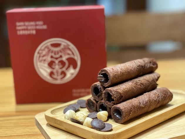 新勝裕超濃花生醬蛋捲+黑芝麻醬蛋捲+可可榛果蛋捲+肉鬆蛋捲 10